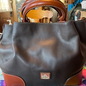 Dooney brown satchel